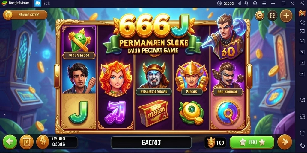 Gameplay menarik dengan grafik penuh warna dari 666J.