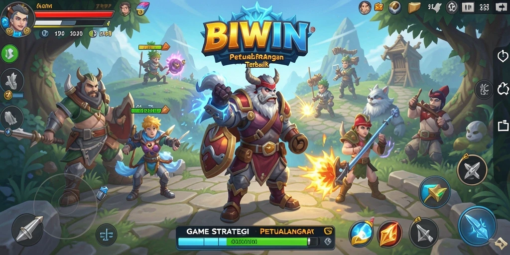 Tampilan gameplay <strong>BIWIN</strong> yang mendebarkan dan penuh strategi.