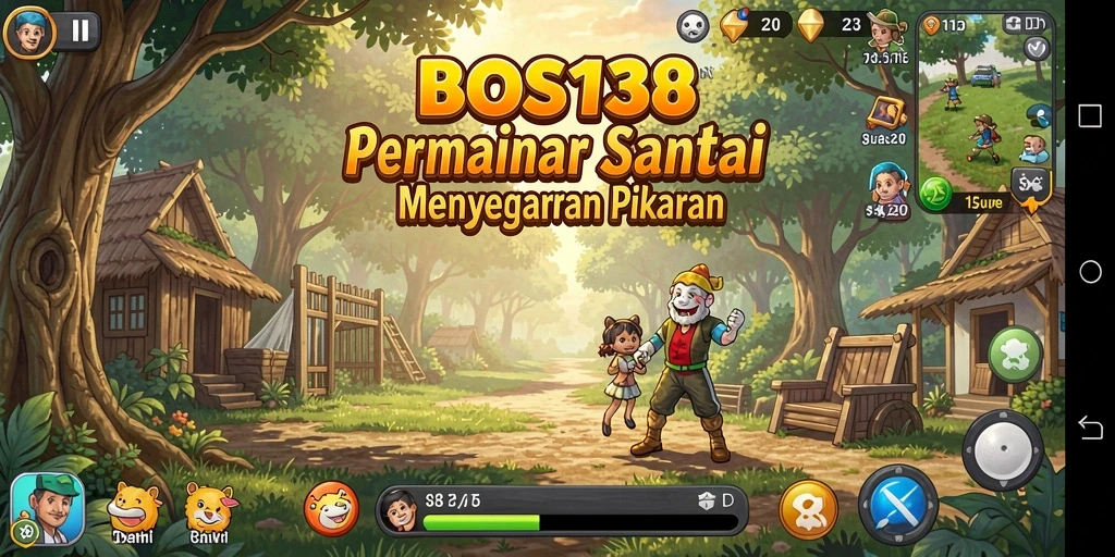 Screenshot menunjukkan gameplay <strong>BOS138</strong> yang menyenangkan dan interaktif.