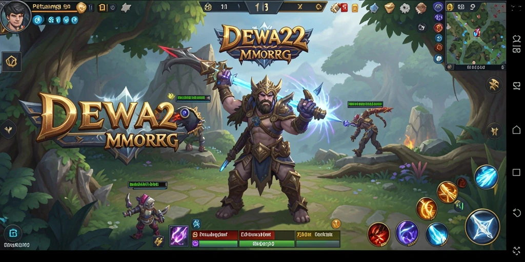 Gameplay seru di DEWA22 dengan aksi pertarungan menegangkan.
