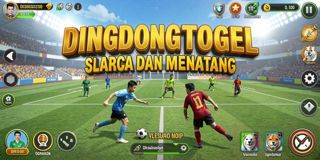 Screenshot DINGDONGTOGEL menunjukkan gameplay olahraga yang seru.