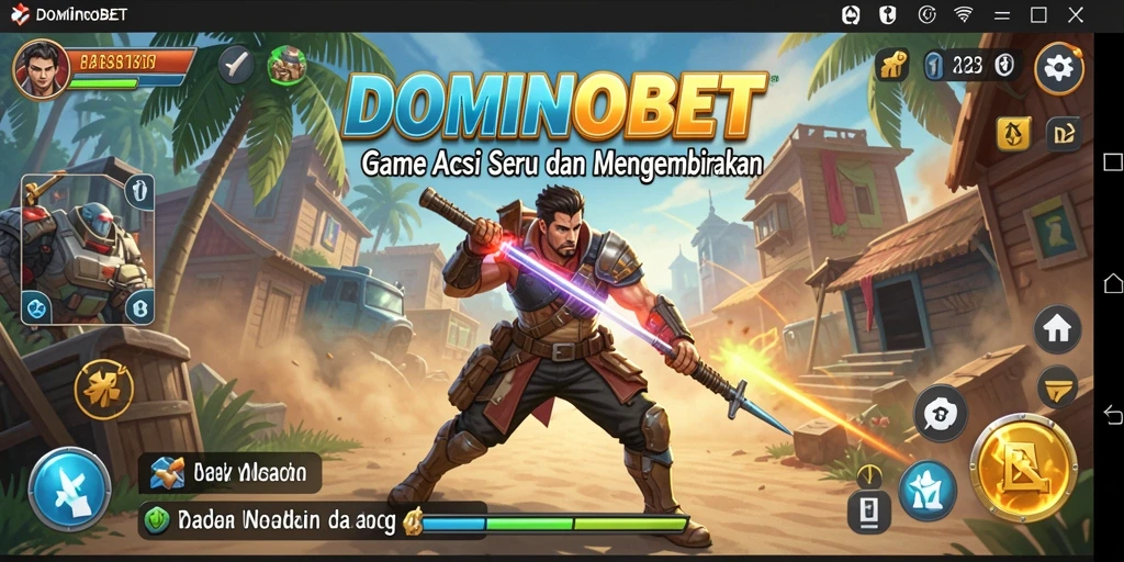 Screenshot gameplay DOMINOBET menampilkan aksi seru dan grafis menawan.