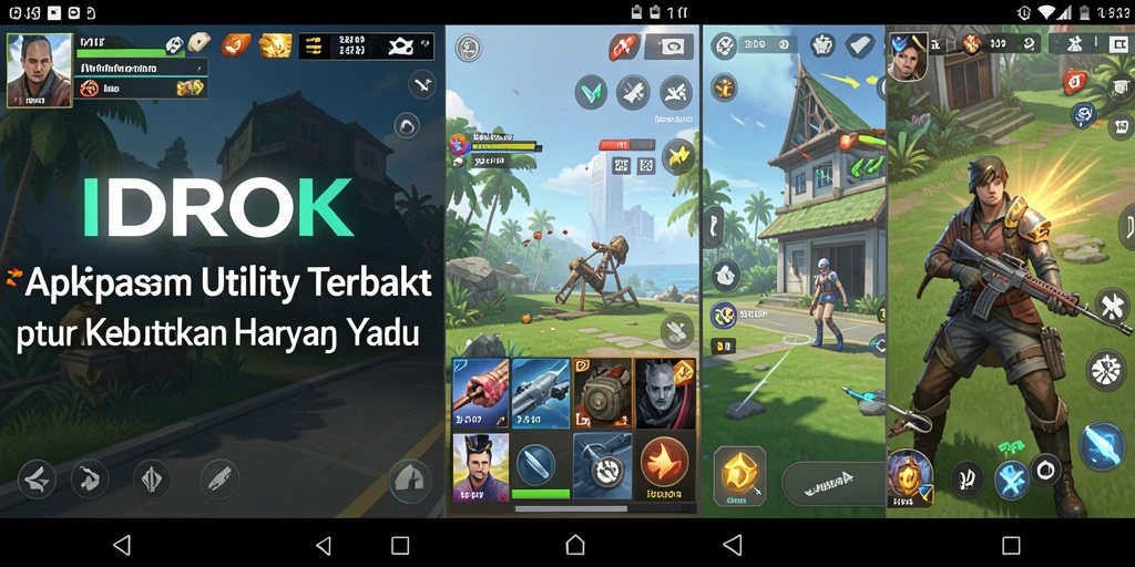 Tampilan aplikasi IDROK dengan fitur pengingat dan manajemen tugas.