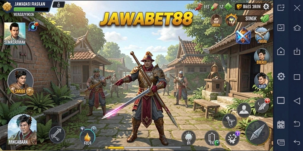 Tampilan gameplay JAWABET88 yang menarik dan interaktif.