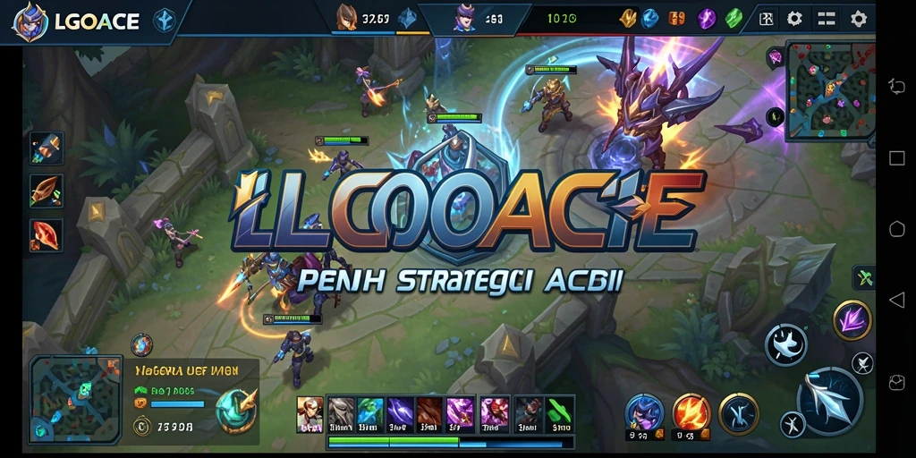 Tampilan gameplay LGOACE yang seru dan dinamis dalam pertempuran MOBA.