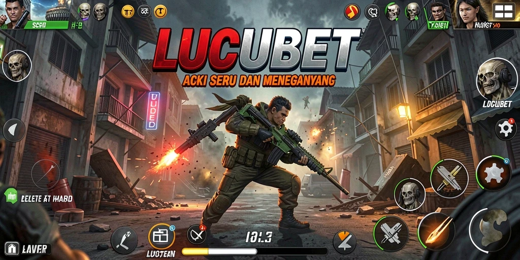 Tampilan gameplay LUCUBET yang dinamis dan penuh aksi.