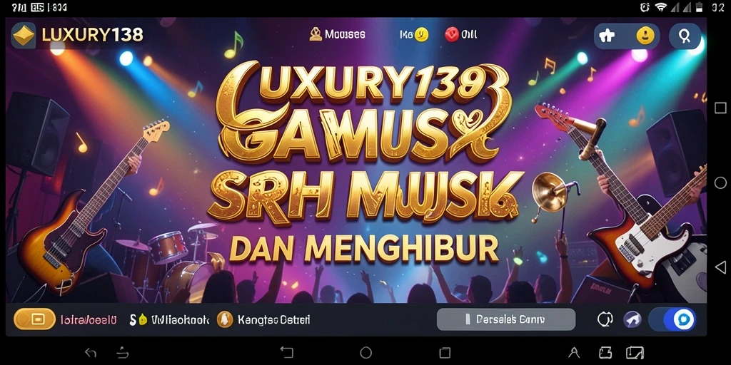 Screenshot gameplay LUXURY138 menampilkan aksi seru dengan musik.