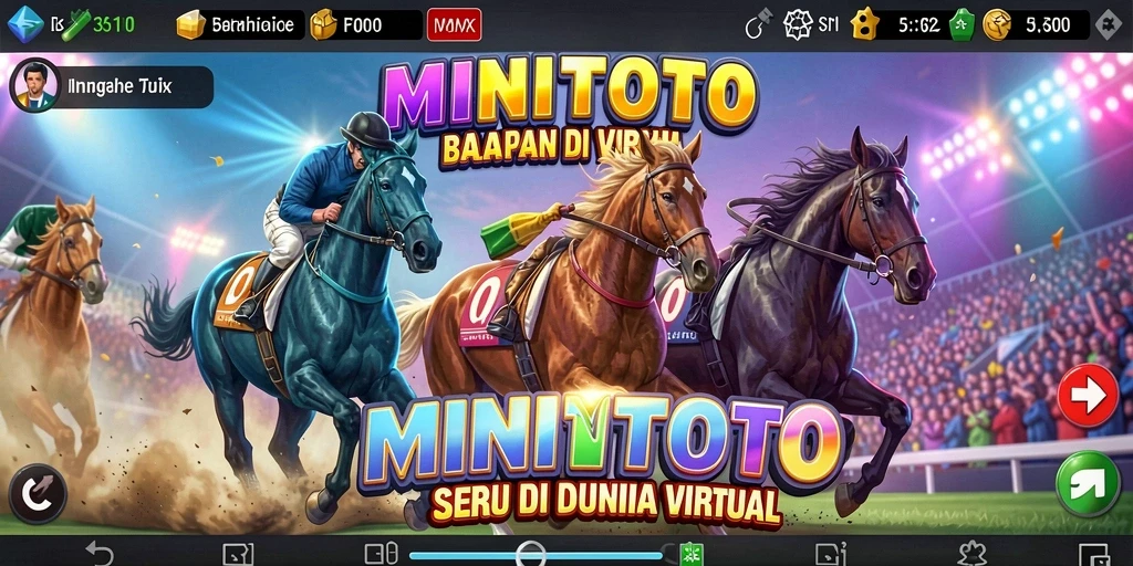 Screenshot gameplay balapan seru di MINITOTO.