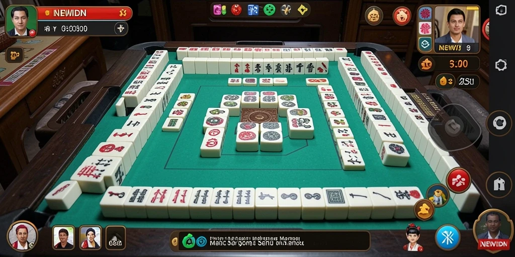 Gameplay seru Mahjong di NEWIDN dengan grafis menarik.