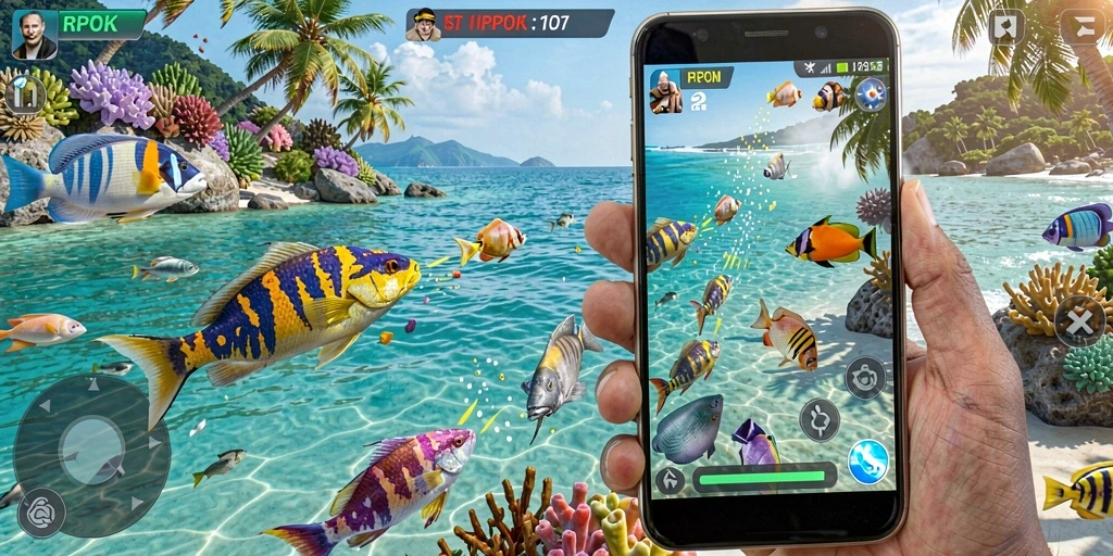 Tampilan gameplay RPOK yang menarik dan penuh warna.