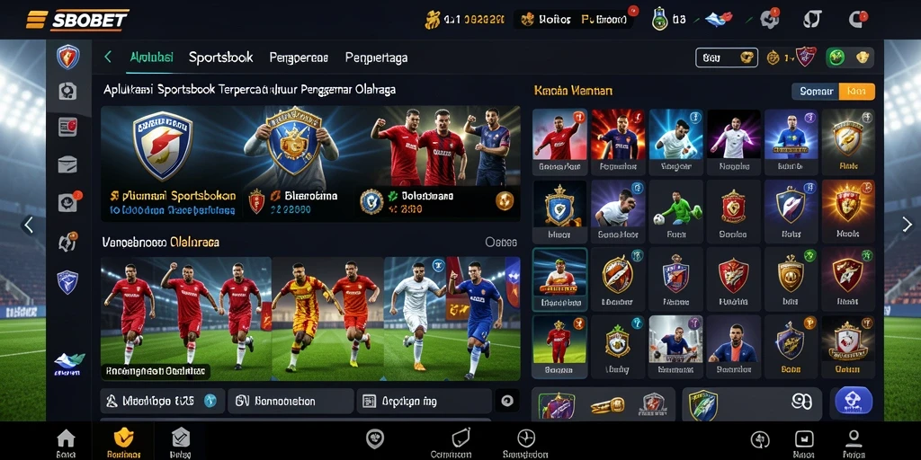 Tampilan gameplay SBOBET yang menarik dan interaktif untuk taruhan olahraga.