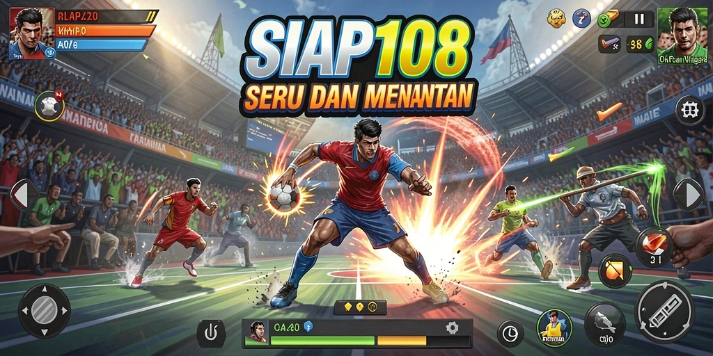 Screenshot gameplay SIAP108 yang menampilkan aksi seru dalam olahraga.