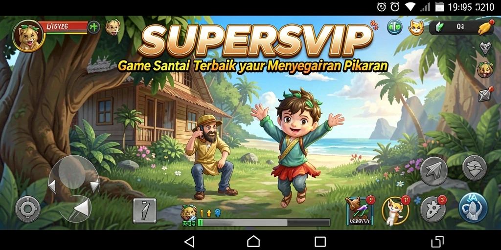 Screenshot gameplay <strong>SUPERSVIP</strong> menampilkan momen menyenangkan dan grafis menarik.