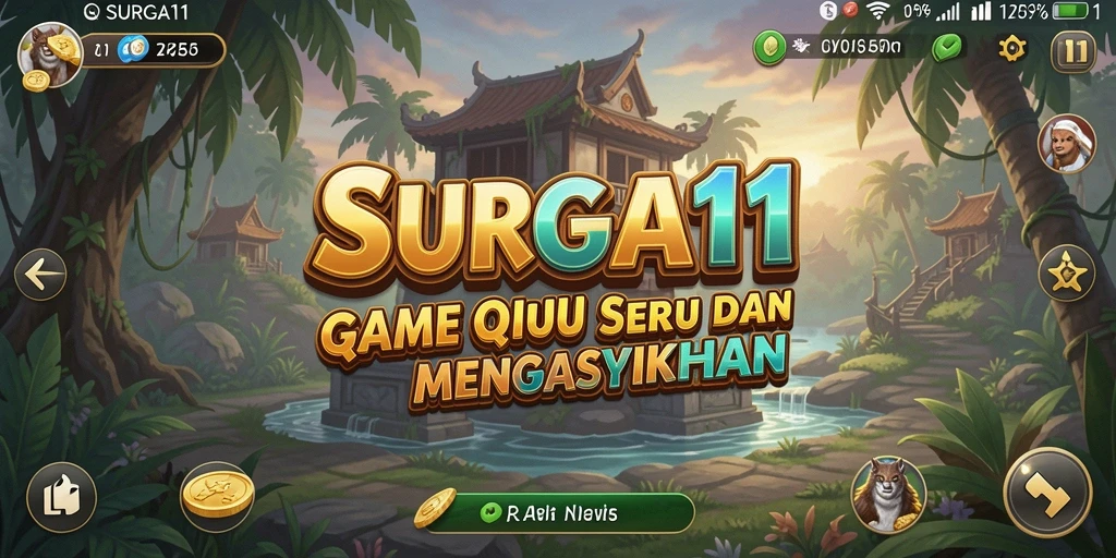 Screenshot menunjukkan aksi seru permainan QiuQiu.