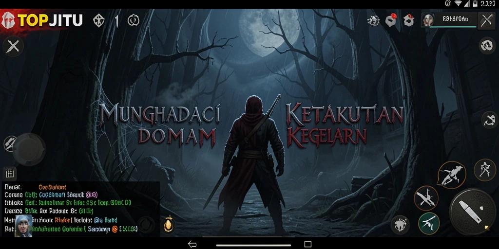 Tampilan gameplay TOPJITU yang mencekam dan penuh ketegangan.